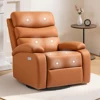 Sillón reclinable eléctrico de lujo Active Orange, con función de balanceo y giro.