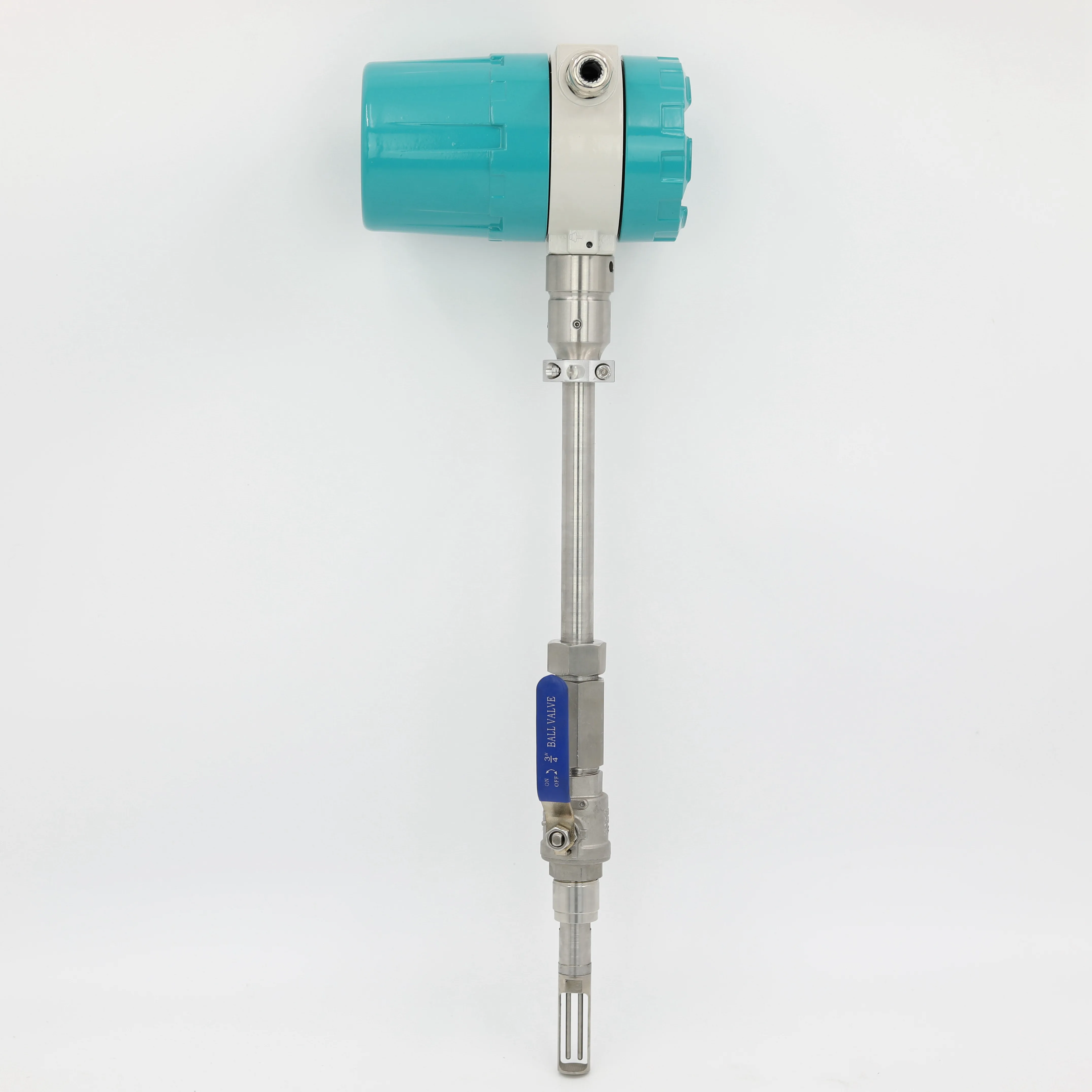 Smart Modbus Remote Thermal Gas Mass Flow Meter Dn20 Thread Type with RS485 Oxygen CO2 Flow Meter OEM Customizable