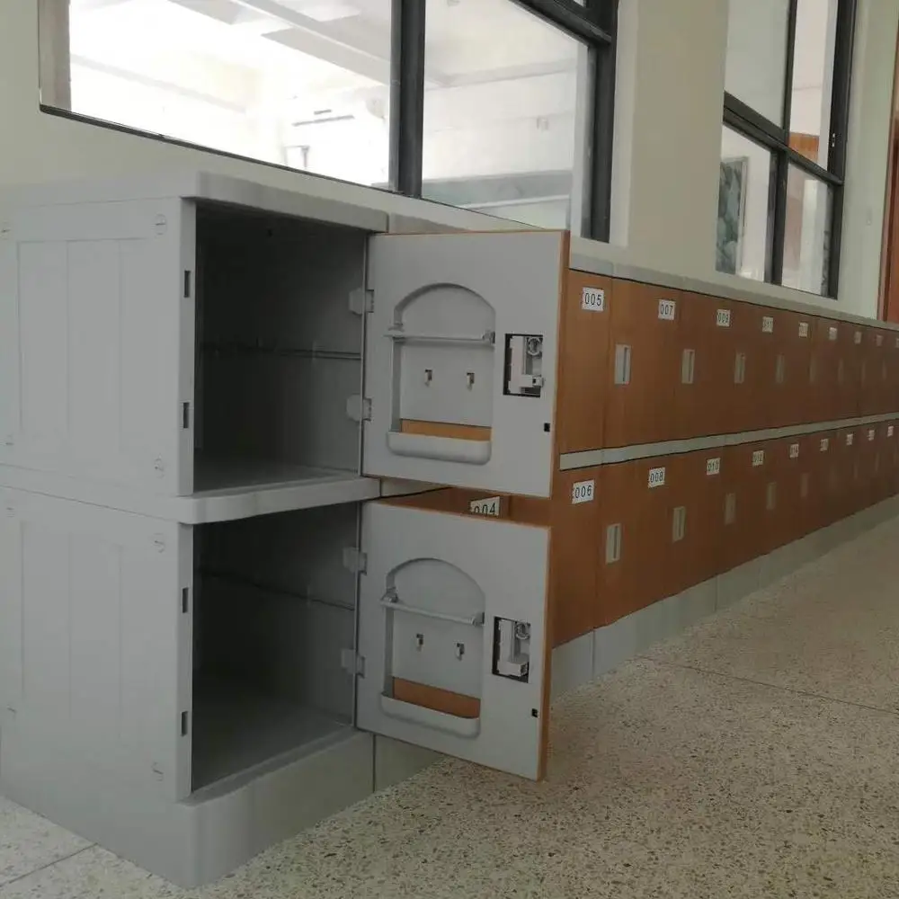 Маленький шкафчик 12 дверей водонепроницаемый для хранения одежды школьный тренажерный