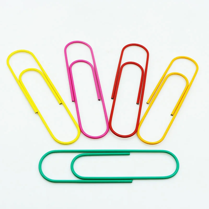 Бумажные зажимы от производителя офисная металлическая проволока Закладка большие гигантские бумажные