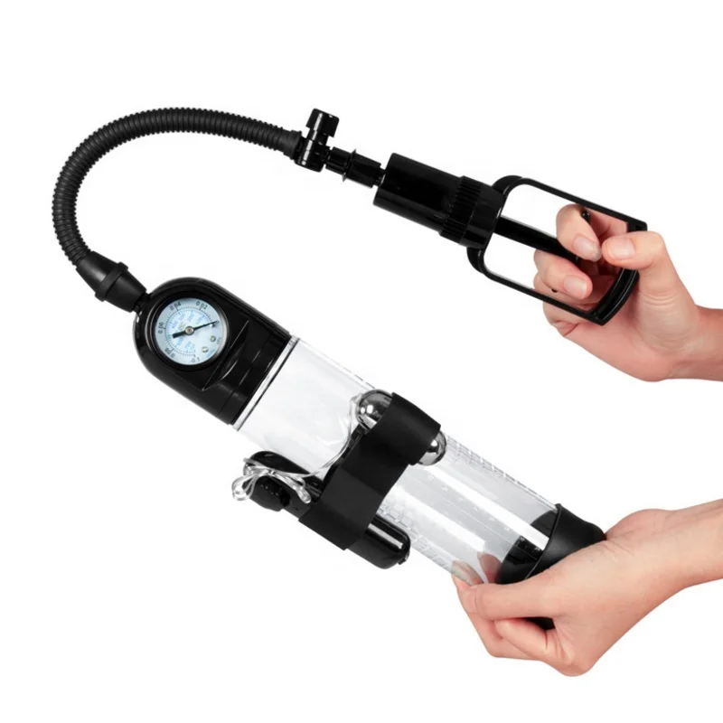 Vakuum-Sexspielzeug Penispumpe mit Fernbedienung und Vibrator fr Mnner