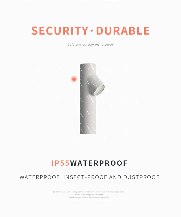 Amazon Wall lamps Courtyard LED Wall Lamp Driveway Landscape lighting Waterproof street Garden Lights Outdoor Wall light