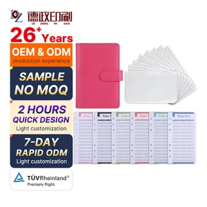 Customizable A6/A5 Budget Binder Notebooks with Zipper Cash Envelopes Spiral & Sewing Binding Durable and Practical