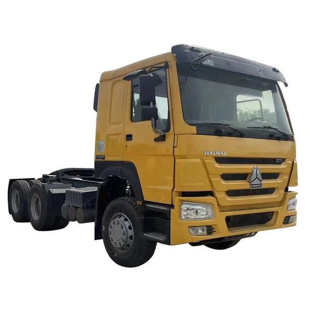 Hot Sale 6X4 howo 371hp chinese Low Factory Price sinotruck tractor trailer truck with good condition for sale