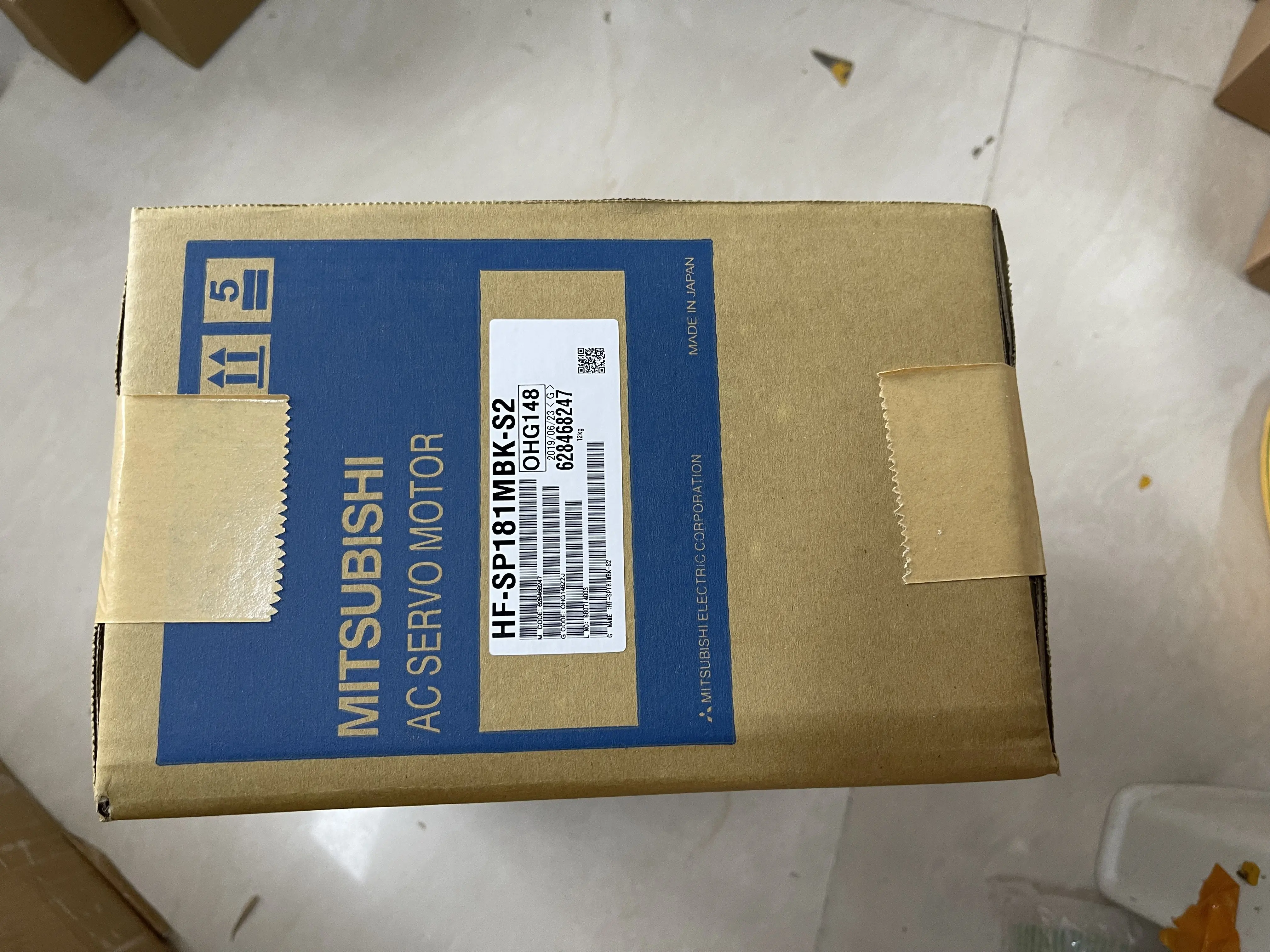 Mitsubishi AC Servo Motor HF-SP181MBK-S2