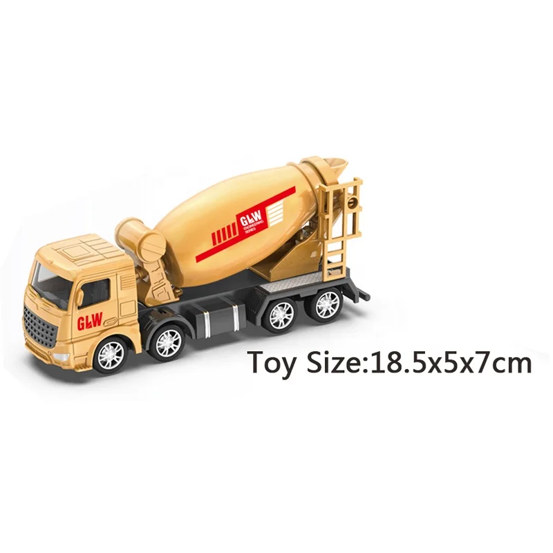米国製　マイスト 輸送トラック デイリーミルク　セミトラック ダイキャストモデル 1/55合金バンタンカーミキサーエンジニアリングシリーズモデル