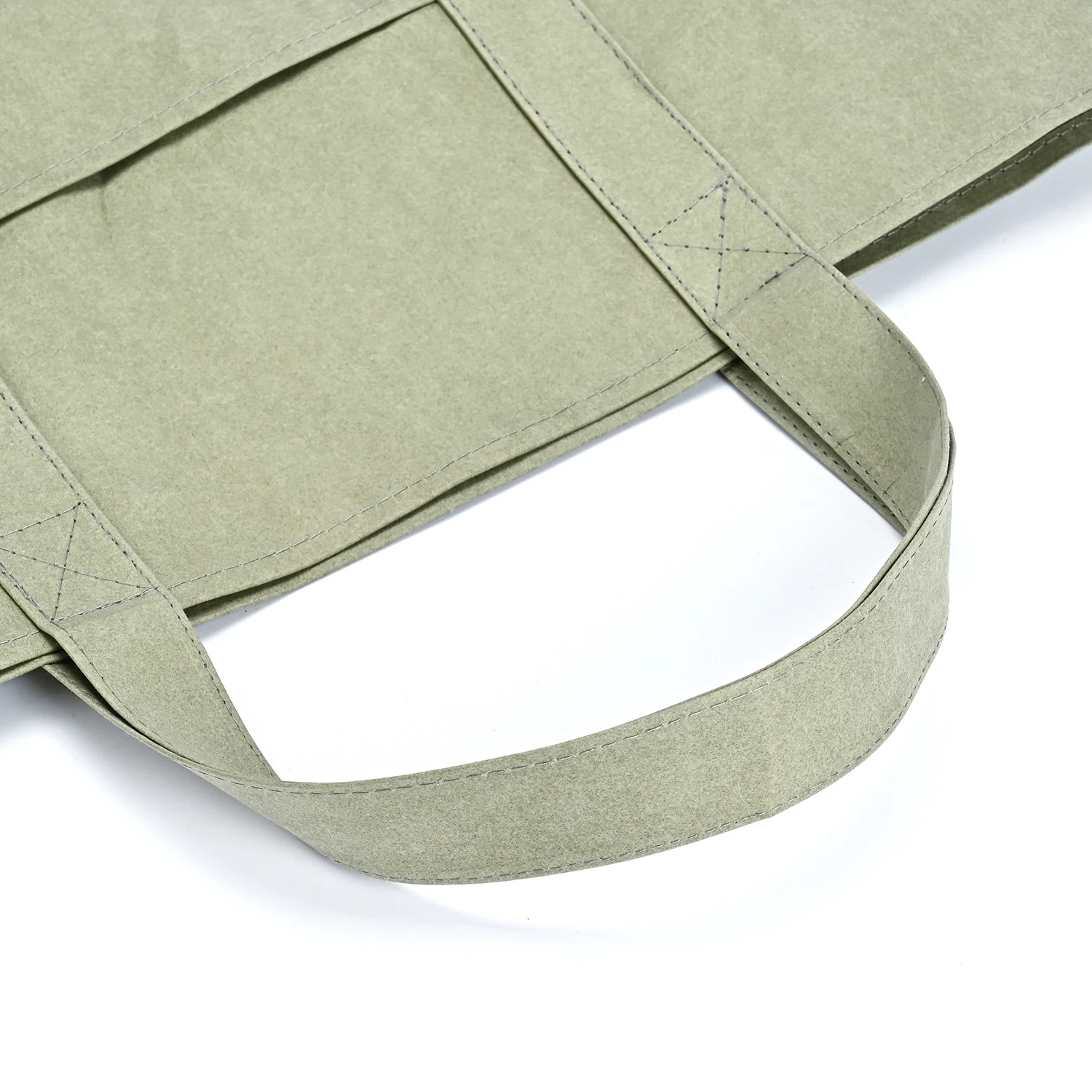 Dupont Medium Daily Use Paper Tote Bag Single Shoulder Handbag Washable Kraft Cotton Linen Lining Durable Natural Ecobags Letter manufacture