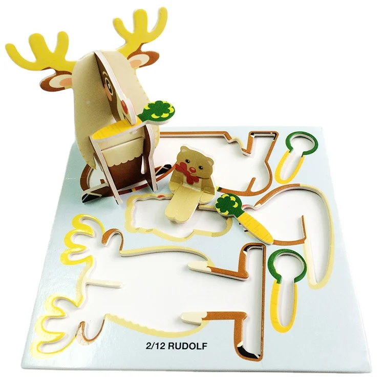 
Образовательные 3d головоломки, карты, пенопластовые головоломки, бумажные diy 3d головоломки 