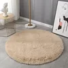 Round, light camel-colored silky wool
