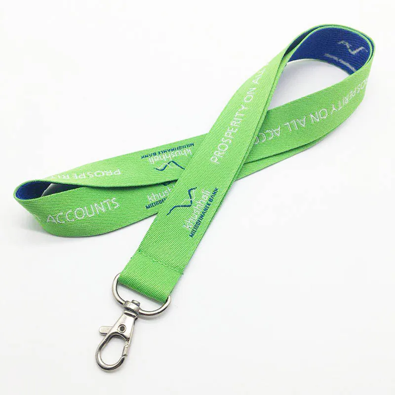 ZONESIN настраиваемый роскошный переработанный материал нейлоновый брелок тканый шнурок с логотипом на