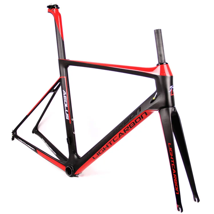 カーボンロード自転車フレーム + フォーク、700cエアロロードバイク