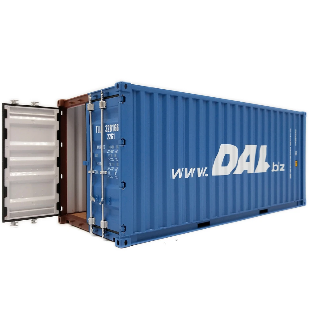 X 30cm 1:20 logistics container miniature shipping container scale model O.A.S ship model