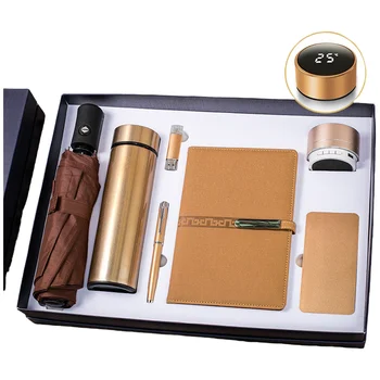 New Product Ideas 2024 Promotional Custom Merchandising Corporate Luxury Promotional & Business Notebook Gift Set With Logo