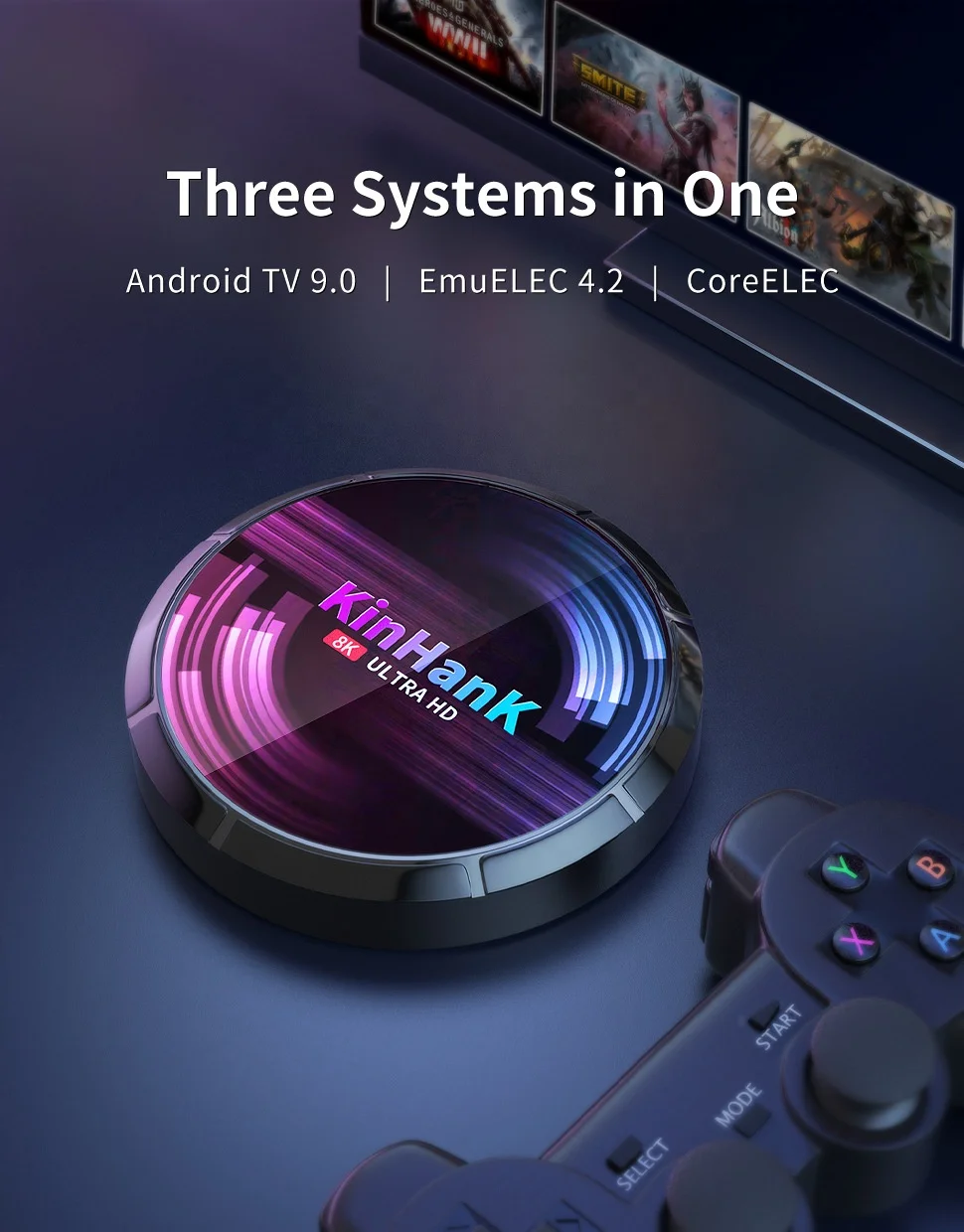 KinHankのスーパーコンソールX-Max Retro Game Box - Intex Super Console X Max with 50000+ Games