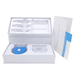 Хит продаж, набор для отбеливания зубов White smile, светодиодный комплект с логотипом