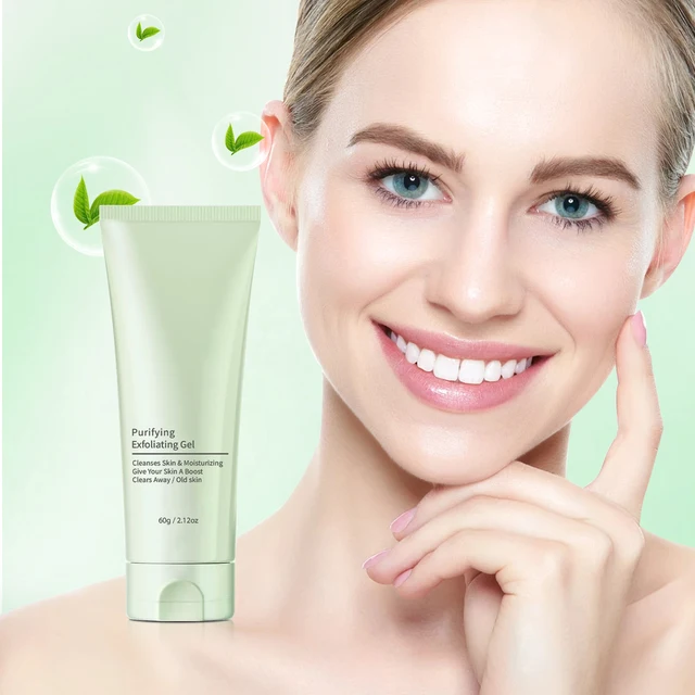 60g Gentle Body Gel Remove Dead Skin Cells Clarifying Exfoliating Gel for Removing Blackheads