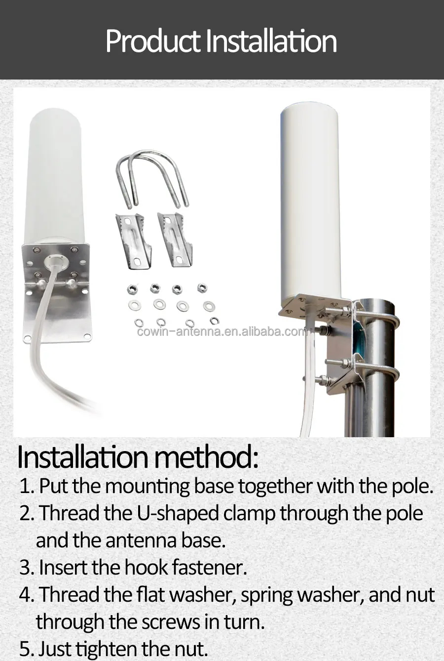 Long Range Outdoor Wireless 20KM Router With MIMO LTE Antenna For 5G 