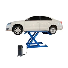 Portable 4T Mid-Rise Hydraulic Car Lifter Mobile Scissor Jack for Home Garage Mobile Car Lift Genre