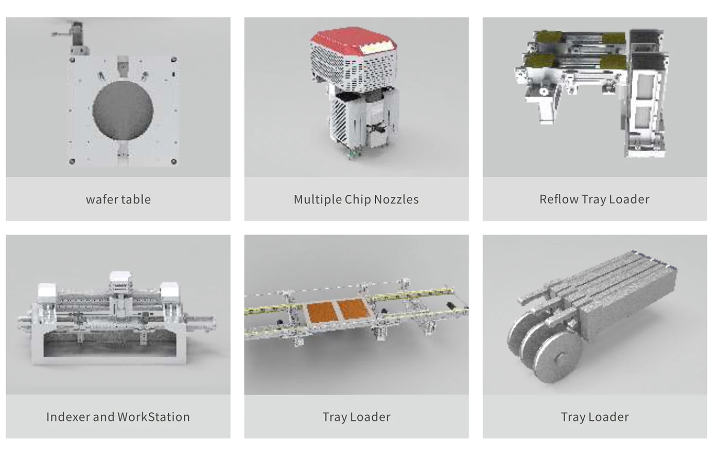 IC Pakkelinje halvlederudstyr Multiple Die Attach Udstyr