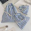 Sapphire blue stripes
