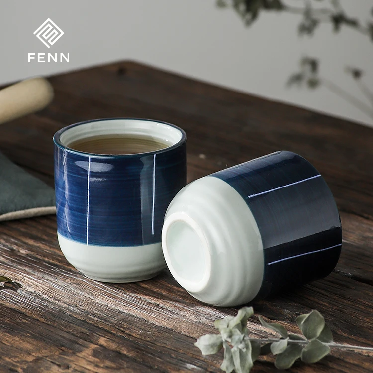 FENN hot selling  6/8oz coffee ceramic mugs ceramic cup with customized logo porcelain tea cup for gift