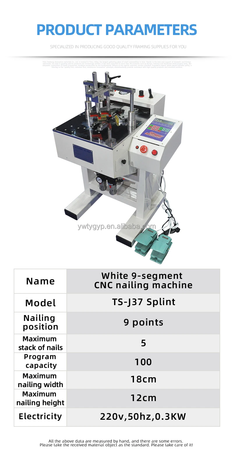 Tsj37 850 Automatic Picture Frame Joining Machine Frame Underpinner