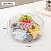 Transparent fruit bowl [with lid - bow design]