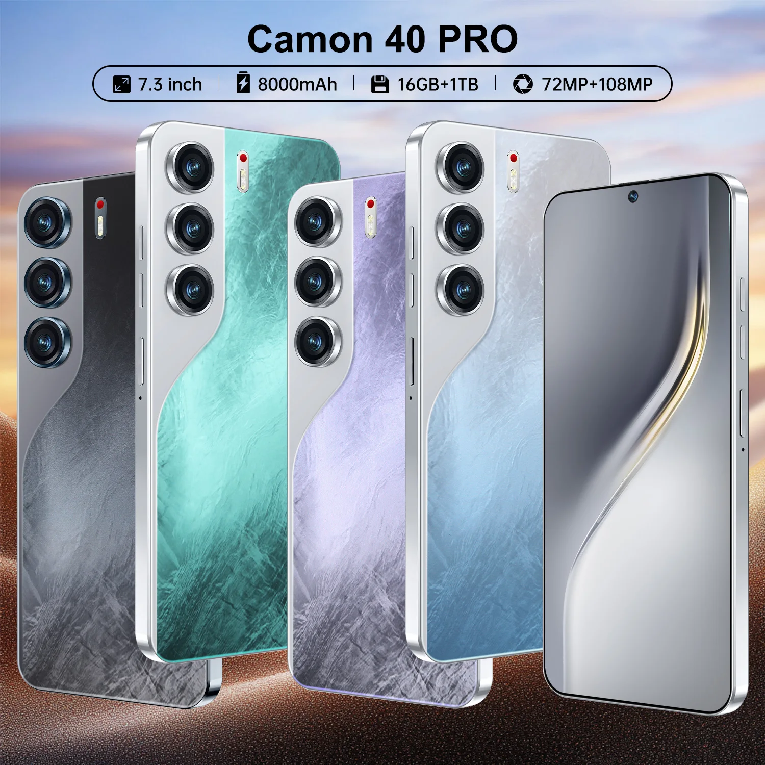 CAMON 40 Pro 5G Dual SIM Free Global 版 TECNO Camon 40 Pro 4G 8GB+256GB BLACK Dual SIM Unlocked
