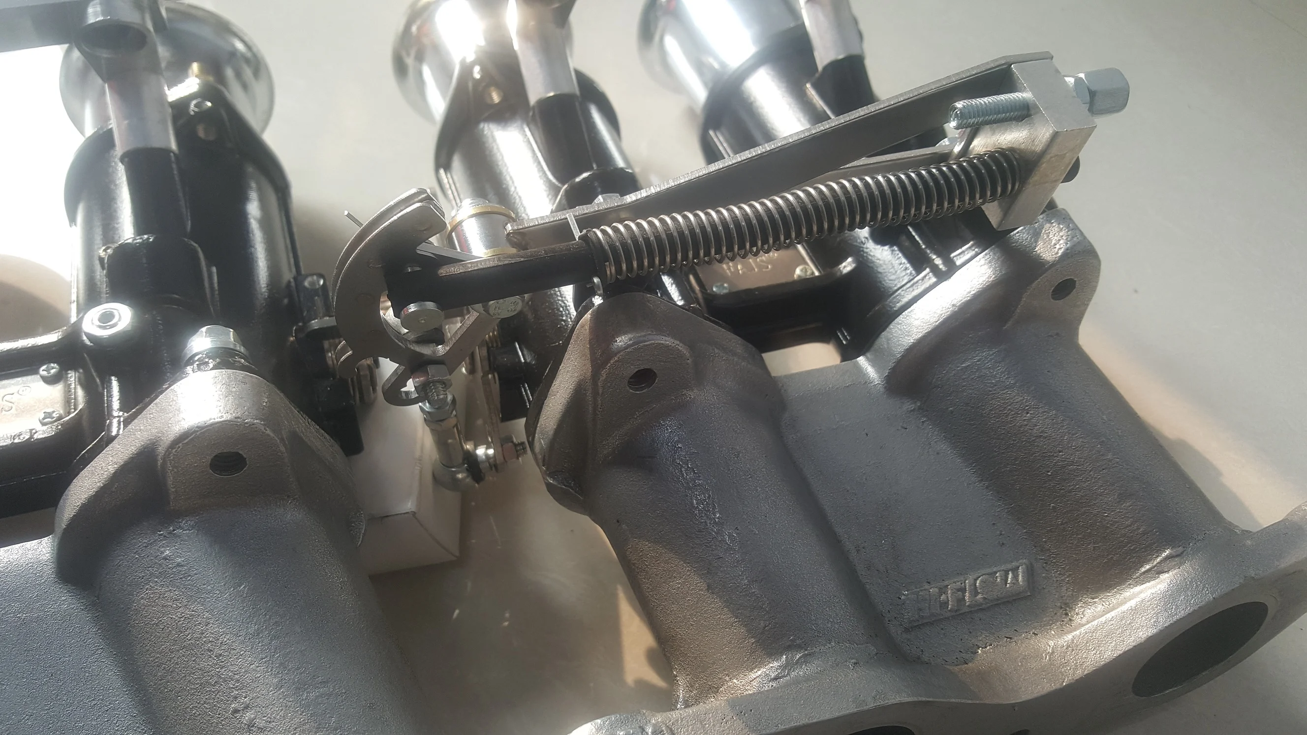 Fajs 40dcoe Throttle Bodies And Tps And Air Horn And Linkage And Base