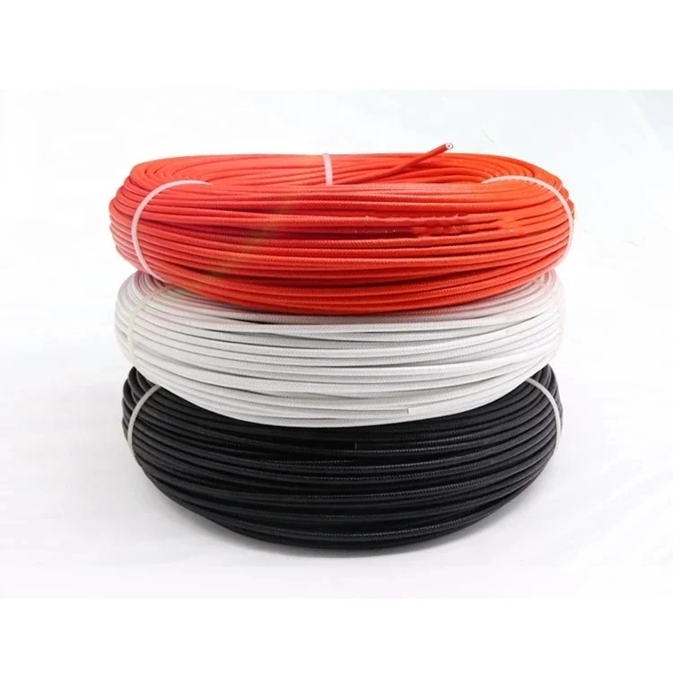 Resistente Al Calore 2.5mm Filo Di Fibra Vetro 16AMP Bianco