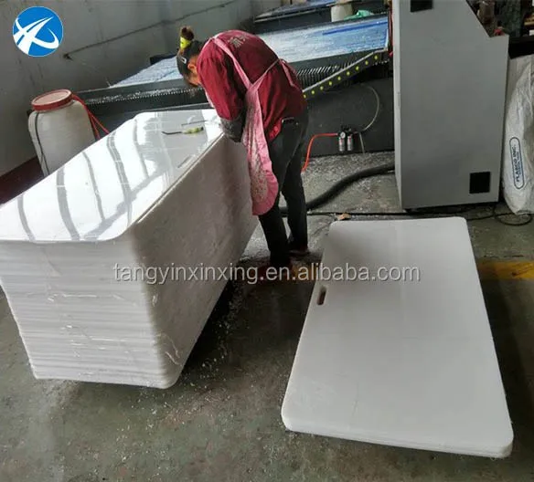 HDPE Polyethylene Synthetic Ice Curling Hockey Rink Plates Board Panel Glide Rink with Cutting Service
