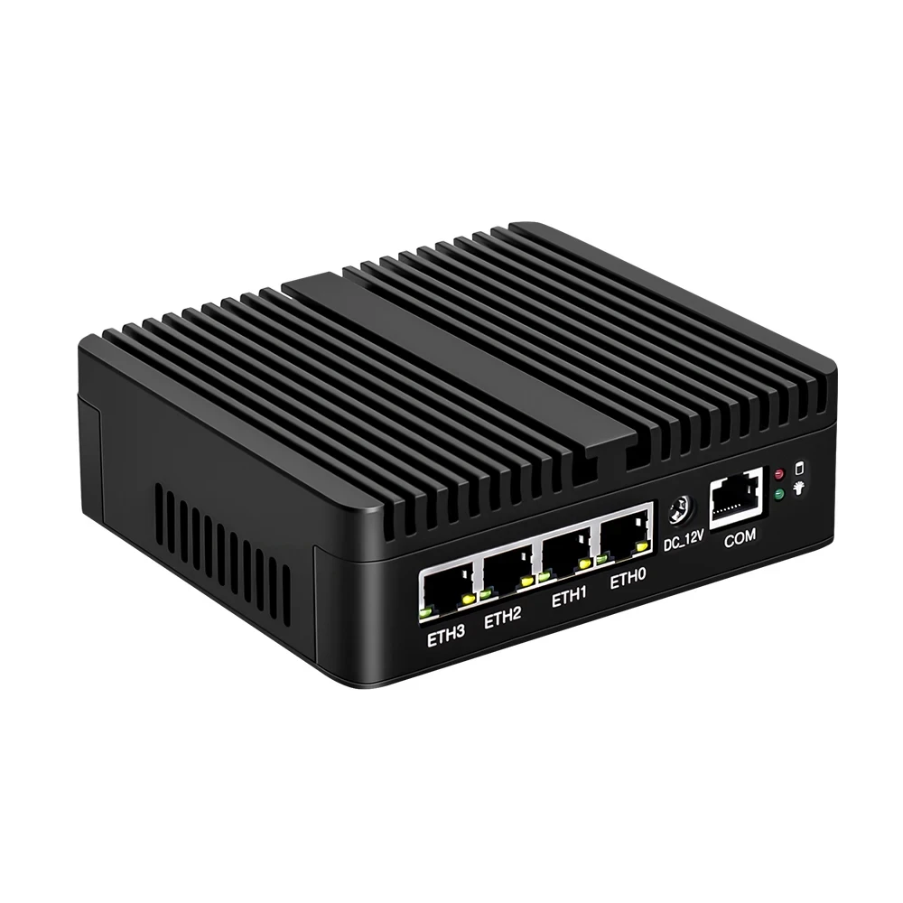 Topton Mini PC Micro Firewall Appliance N100 - Fanless Router