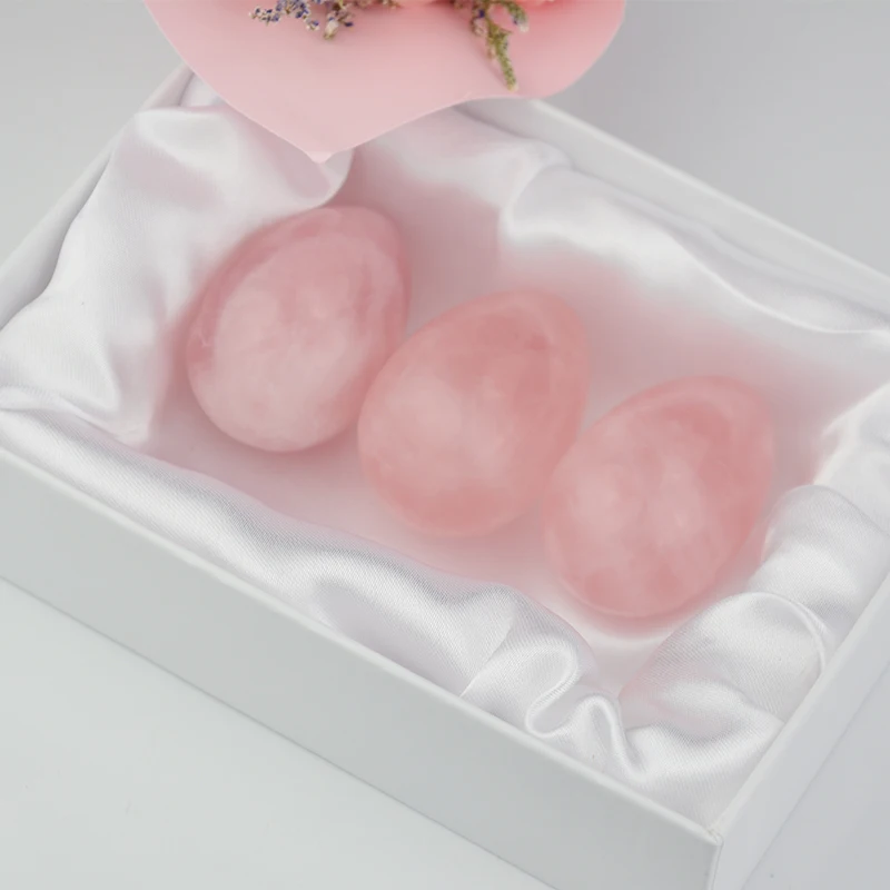 Crystal Vaginal Rose Quartz Jade pink quartz crystal stone Yoni Eggs For Women