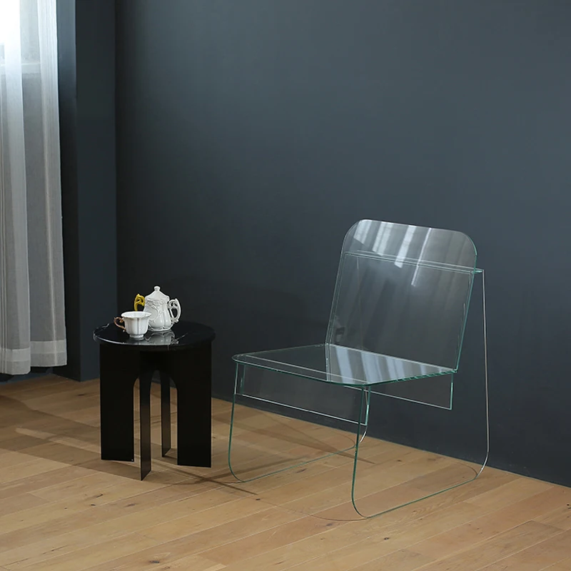 Новый дизайн, прозрачные стулья для гостиной, акриловые стулья радуги