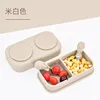 White-lunch box 316 deer fork spoon