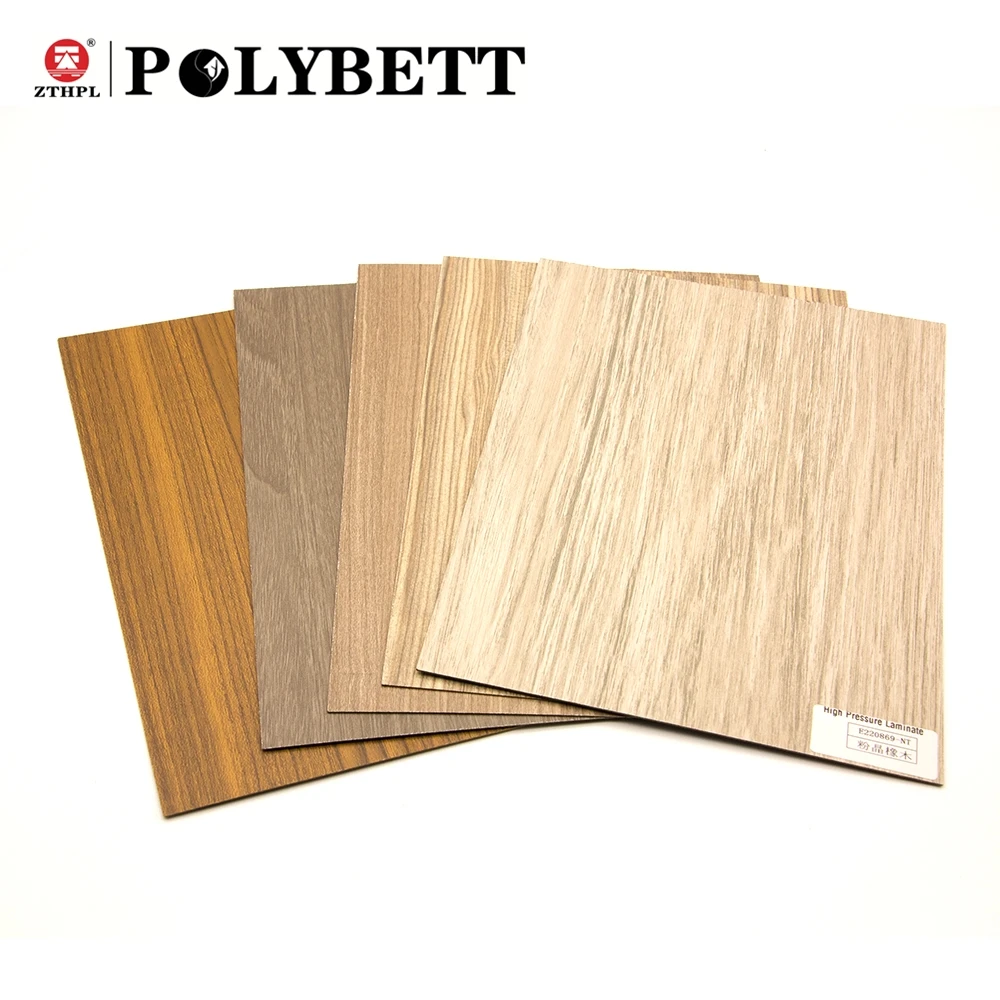 High Gloss High-Pressure Melamine HPL Laminate Sheet Stone-Finished Plancha De Formica for Decorative Furniture Board
