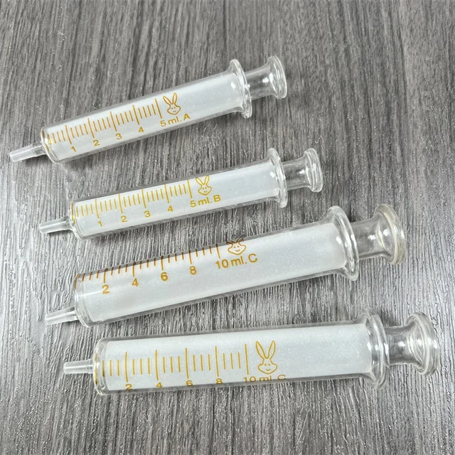 Cheap High Quality Glass Syringe 5ml 10ml 20ml Set Syringes Glasses For