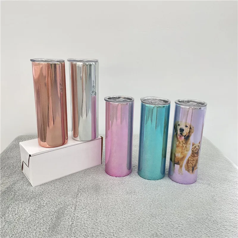 Tumbler Sublimation design, Opal & Glitter 30 oz & 20 oz tumbler