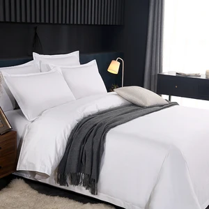 Professional Supply Customized Hotel Bedding Manufacturers Sheet Duvet Cover and Pillowcase Hotel Linen Bedding Set