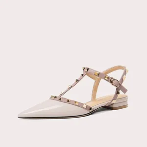 Custom Rivet Decoration Sandals Shoes for Women and Ladies Women Luxury Shoes Wedding Ladies Casual Sandals