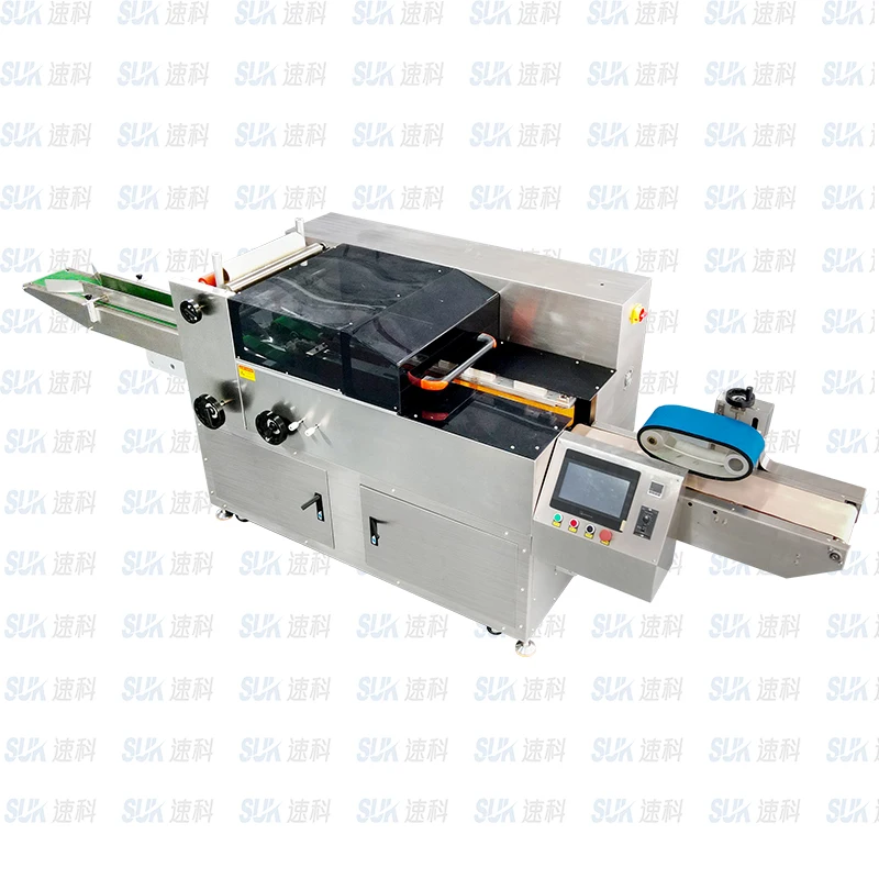 High Speed Food Cling Wrapping Machine Plastic Stretch Film Packaging Vegetables Fruits Cling Film Packing Machine