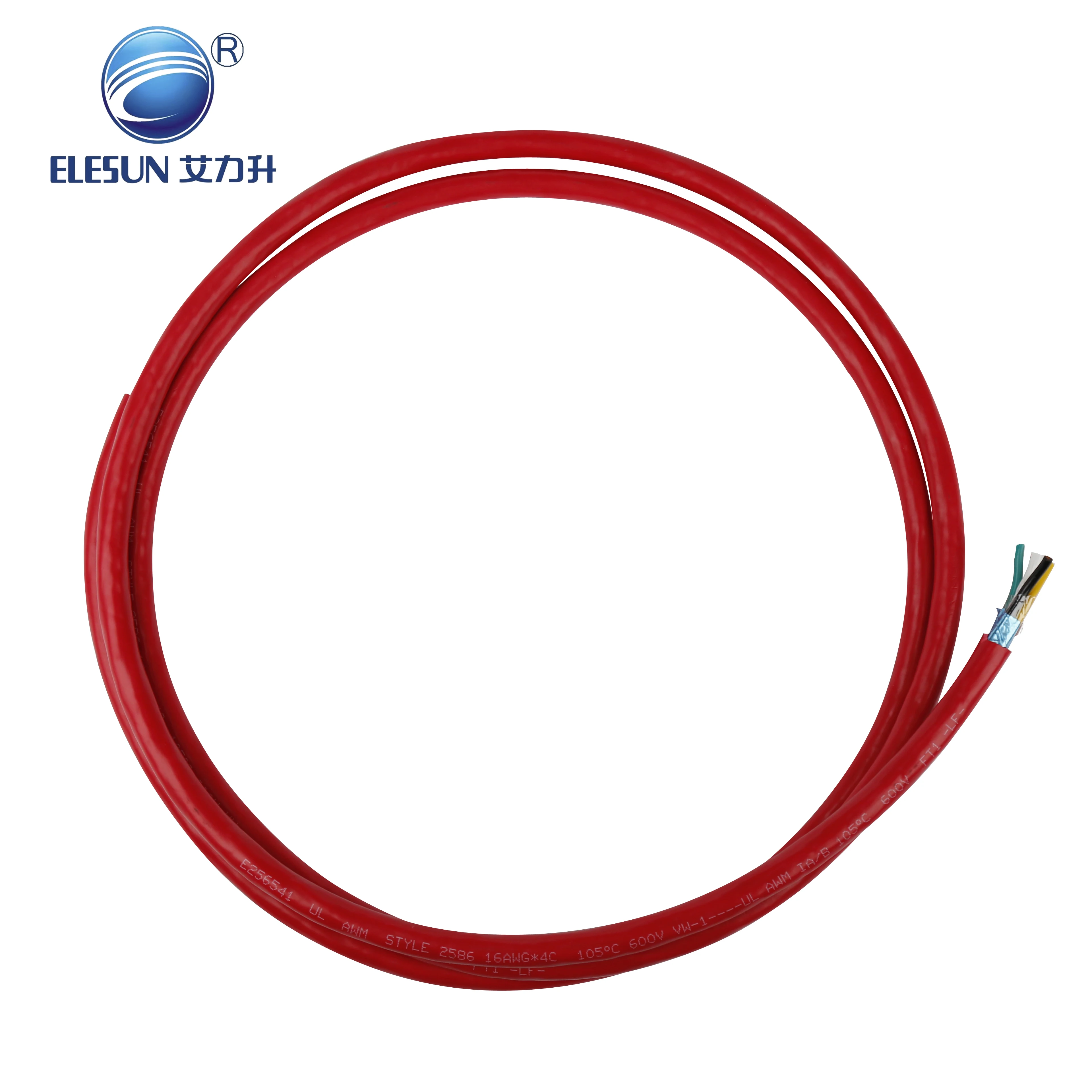 UL2586 UL approved vw-1 fire resistant multi core electrical wiring for wire harness or equipment