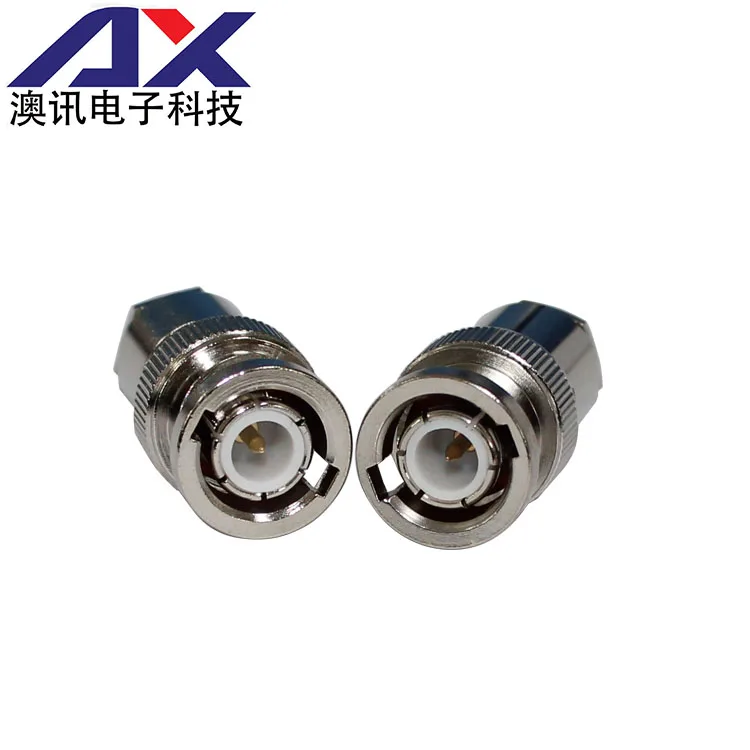 product factory supply bnc j5 coaxial connector all copper bnc male connector for 50 5 cable-1