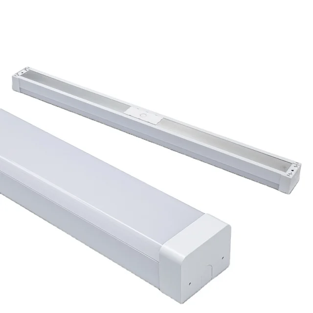 1200mm 36W Replacement Ceiling Lamp Fixture Office Dimming Linear Luminaire Classroom Aluminum LED Tube Light
