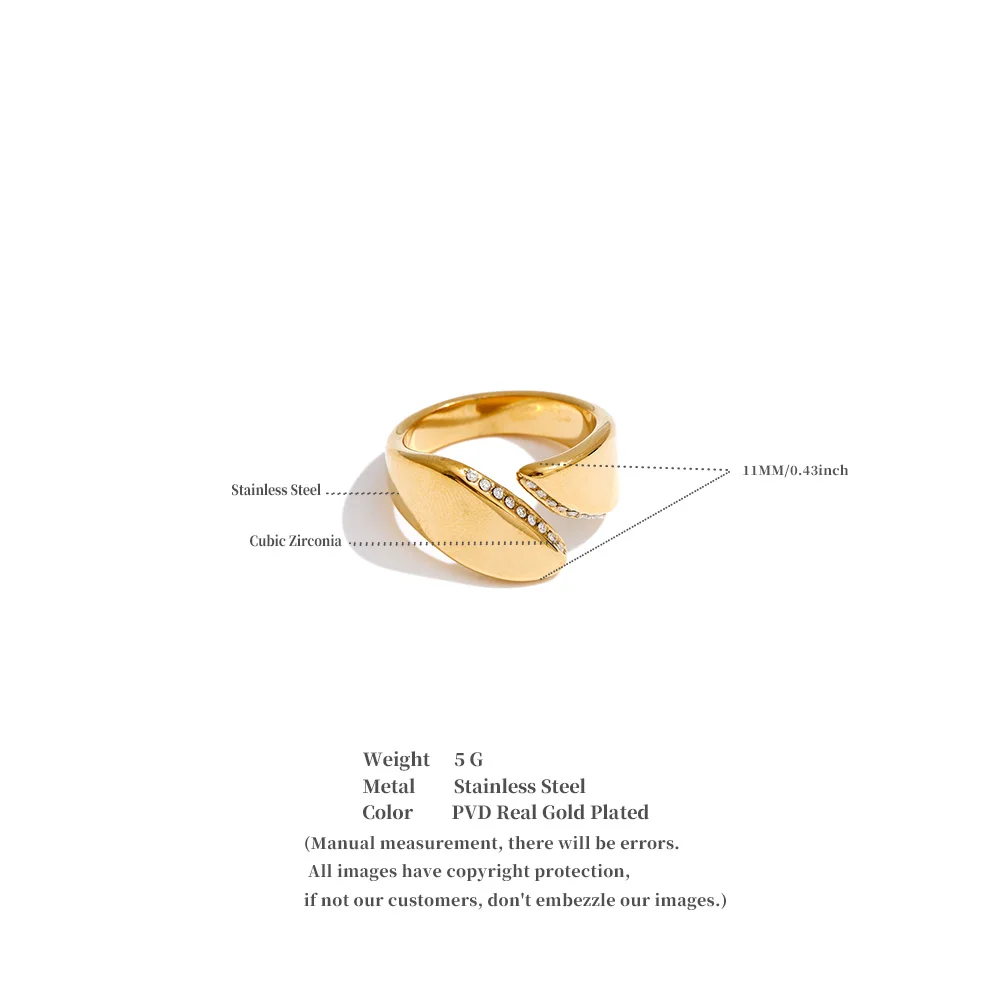 gold ring inch metal ring