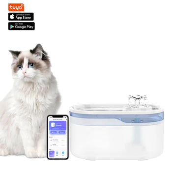 2.8 Big capacity WIFI  Automatic Cat Fountain Water Drinking Feeder Electric Pet Cat Water Bowl Cat Water Fountain for pets