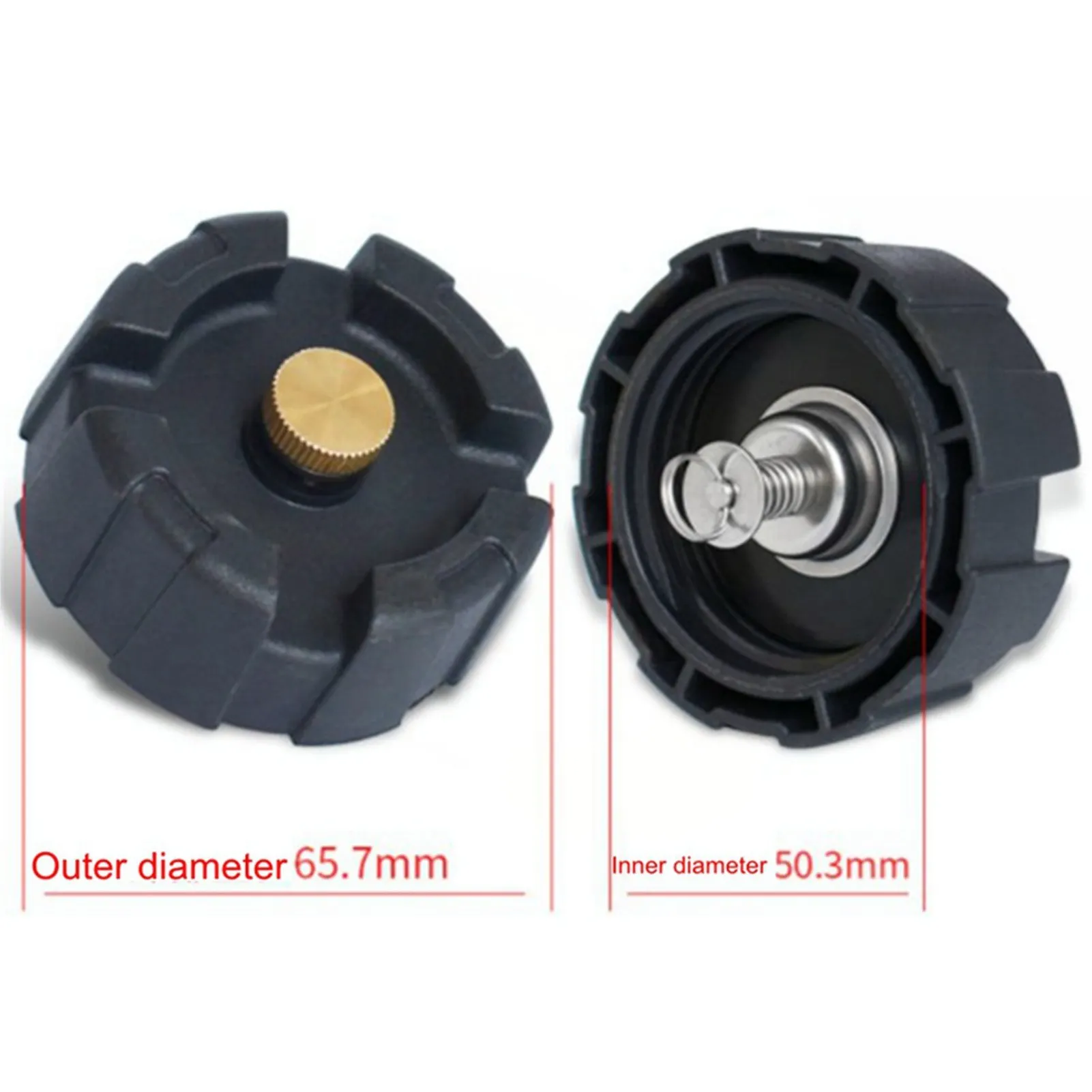 Bouchon De Réservoir De Carburant Universel – Compatible 12L/24L Moteurs Hors-bord, Diamètre 65,7 Mm, En ABS Avec Joint étanche
