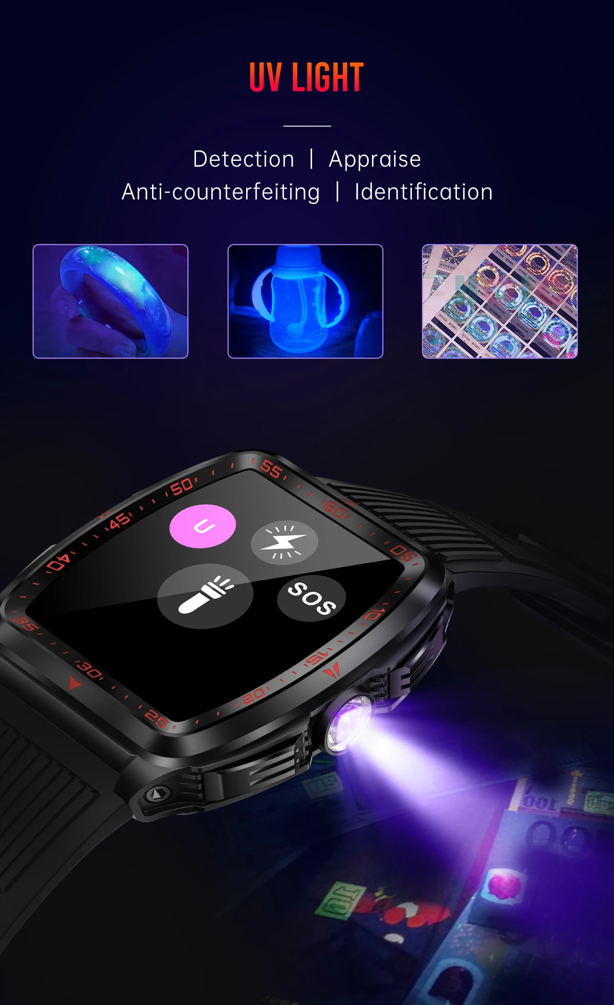  KT83 Outdoor Sports Smart Watch 2026 1.8inches ultra clear Screen IPX8 5ATM Waterproof BT Call Smart Watch for Men Women