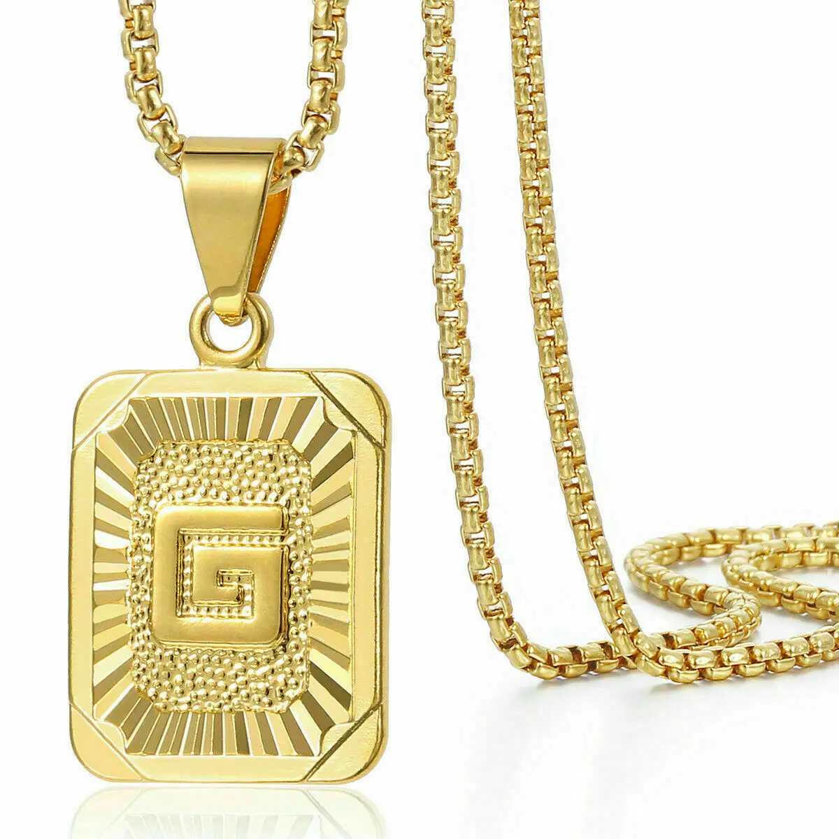 Collar Gallo - Gallo Chapado En Oro Colgante De Oro Trtono Con Cadena
