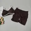 Brown(vest+shorts)